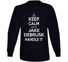 Load image into Gallery viewer, Jake DeBrusk Keep Calm Boston Hockey Fan T Shirt - image_278e7389-1806-4318-9251-ee26d57634d3