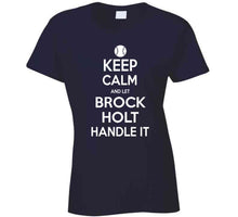 Load image into Gallery viewer, Brock Holt Keep Calm Boston Baseball Fan T Shirt - image_27a1b46e-22fd-4370-bdbe-11801319acd3