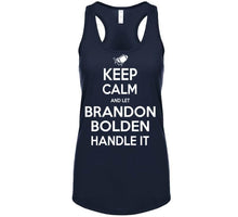 Load image into Gallery viewer, Brandon Bolden Keep Calm New England Football Fan T Shirt - image_27b8267a-06c3-4841-b75a-ea341519b429