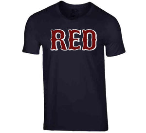 Boston Baseball Fan RED Distressed T Shirt - image_293e2a60-65f5-41e9-9d09-5a8688d64121