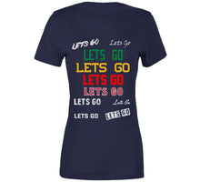 Load image into Gallery viewer, Lets Go Lets Go Lets Go Tom Brady New England Football Fan T Shirt - image_29498c12-ed2b-4aca-b3db-0cfc9d94afd2