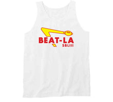 Load image into Gallery viewer, Funny Beat LA in out Parody New England Football Fan T Shirt - image_295bb48e-642d-4d70-8a31-202d7879e46b