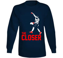 Load image into Gallery viewer, Julian Edelman The Closer Silhouette MVP New England Football Fan T Shirt - image_299f7037-7bd6-4340-b9c0-37225c4359d7