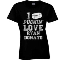 Load image into Gallery viewer, Ryan Donato I Love Boston Hockey Fan T Shirt - image_2a2b3f7a-d476-4606-8cb5-0e63a4b0bc02