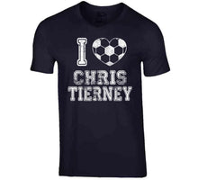 Load image into Gallery viewer, Chris Tierney I Heart New England Soccer T Shirt - image_2b52067e-0e5d-4eda-b494-2eb00db630e7
