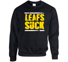 Load image into Gallery viewer, Leafs Suck Boston Playoff Hockey Fan T Shirt - image_2ba81170-9061-4764-9c29-5c1888bccb50