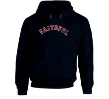 Load image into Gallery viewer, Boston Faithful Baseball Fan Distressed Navy V2 T Shirt - image_2bbec970-2753-42ce-bd90-630e3d985d4e