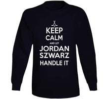 Load image into Gallery viewer, Jordan Szwarz Keep Calm Boston Hockey Fan T Shirt - image_2c51ddab-1161-44df-9536-67b1826c97dd