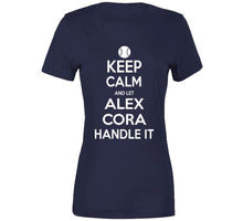 Load image into Gallery viewer, Alex Cora Keep Calm Boston Baseball Fan T Shirt - image_2c7c97d5-ecc3-46fa-8aa5-c6d6743f8ac2