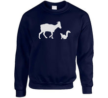 Load image into Gallery viewer, Julian Edelman Tom Brady The Goat and The Squirrel New England Football Fan T Shirt - image_2d5c2b37-69bb-40eb-a56e-683bb12b9a44