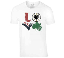 Load image into Gallery viewer, Boston Sports Teams Boston Love Hockey Basketball Football Baseball Fan T Shirt - image_2dbf4ed6-91ac-429e-96a4-ba87e87ac4c2