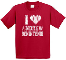 Load image into Gallery viewer, Andrew Benintendi I Heart Boston Baseball Fan T Shirt - image_2ee8d780-7df6-437c-9387-abcf1c10147d