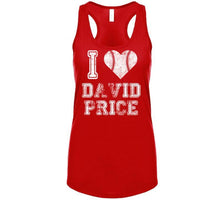 Load image into Gallery viewer, David Price I Heart Boston Baseball Fan T Shirt - image_2efe0c01-98fd-4298-8bd6-4ac94d6589f6