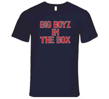 Load image into Gallery viewer, Big Boyz In The Box Boston Baseball Fan T Shirt - image_2f1a527d-4e0e-429f-a64f-bf32b4ca54a4