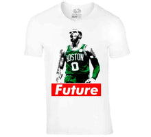 Load image into Gallery viewer, Jayson Tatum The Future Boston Fan Basketball T Shirt - image_2fc1c21d-5fe2-4706-9d7f-978321dc9b89