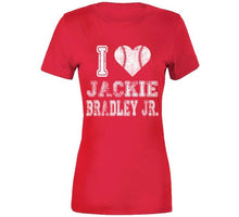 Load image into Gallery viewer, Jackie Bradley Jr I Heart Boston Baseball Fan T Shirt - image_2fdb3b7b-a241-4b16-8aa9-0894a9d44679