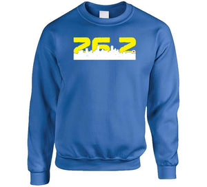 Boston Marathon inspired 26.2 miles City Skyline T Shirt - image_308a54d8-ffed-4abd-bb64-b5f8e19473e8