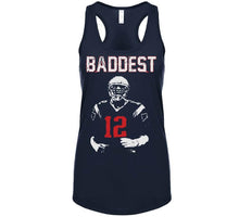 Load image into Gallery viewer, Baddest Tom Brady New England Football Fan T Shirt - image_311ded2c-229c-4470-a941-c3a4929d8bd4