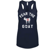 Load image into Gallery viewer, Fear The Goat Tom Brady New England Football Distressed T Shirt - image_3164718d-ee71-4bd1-a1dc-9dbe30376aa8