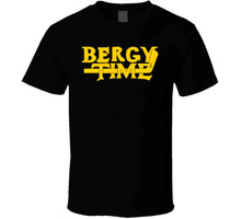 Load image into Gallery viewer, Patrice Bergeron Bergy Time Adventure Time Parody Boston Hockey Fan T Shirt - image_32172b30-ab05-4de8-96e0-2da3ee7a98cd