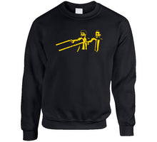 Load image into Gallery viewer, Patrice Bergeron Brad Marchand Pulp Fiction Parody Boston Hockey Fan T Shirt - image_34329c8e-b570-4b89-8938-44ecf6c69f29