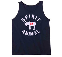 Load image into Gallery viewer, Rob Gronkowski Spirit Animal Goat New England Football Fan T Shirt - image_3574fd93-e4c2-44d3-81d2-a4b99b7d742b