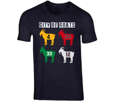 Load image into Gallery viewer, City Of Goats City Of Champions Boston Greats T Shirt - image_36067ae4-886b-4448-bb27-7925ded56cd1
