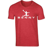 Load image into Gallery viewer, Air Benny Andrew Benintendi Silhouette Boston Baseball Fan Red T Shirt - image_3711bd10-90c0-46fb-bf79-172868b6d173