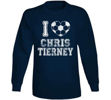 Load image into Gallery viewer, Chris Tierney I Heart New England Soccer T Shirt - image_3711f3d6-29f9-468b-a547-f2350ff3f4ca