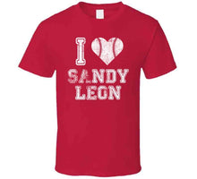 Load image into Gallery viewer, Sandy Leon I Heart Boston Baseball Fan T Shirt - image_37ac0cf5-9ce2-4fc3-9c01-7ba3346abfd9