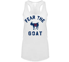 Load image into Gallery viewer, Fear The Goat Tom Brady New England Football Fan Distressed T Shirt - image_37f9a213-8976-41ce-9d53-00f2e834af03