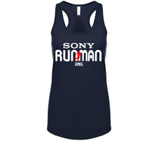 Load image into Gallery viewer, Sony Michel Sony Runman 26 Walkman New England Football Fan T Shirt - image_37f9c4c8-242f-4735-861a-cf17ddad26cc