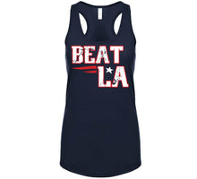 Load image into Gallery viewer, Beat La Football New England Fan Distressed T Shirt - image_3830c2ce-4bd3-4df8-ab50-d6f0793beacb