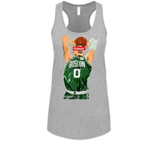 Load image into Gallery viewer, Jayson Tatum The Future Distressed Boston Basketball Fan T Shirt - image_38d0b5be-6d75-48e0-82a4-2d76b97d7163