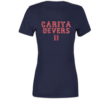 Load image into Gallery viewer, Rafael Devers Carita Distressed Boston Baseball Fan T Shirt - image_38d218be-6530-481d-bd38-6d10c2ae3067