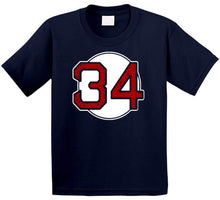 Load image into Gallery viewer, David Ortiz Big Papi 34ever Boston Baseball T Shirt - image_38d48bf1-bda9-4b5d-9d16-9eb86dd799f8