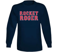 Load image into Gallery viewer, Roger Clemens Rocket Roger Hall of Fame Boston Baseball Fan T Shirt - image_3907142d-fbeb-4110-a083-ff2ca6f98dcd