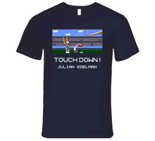 Load image into Gallery viewer, Julian Edelman Tecmo Bowl Touchdown New England Football Fan T Shirt - image_392651d8-ad65-4e95-b926-17bd7cf8c46f