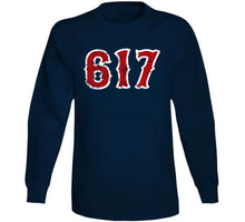 Load image into Gallery viewer, Boston Champs 617 Area Code Boston Baseball Fan T Shirt - image_3ae46c6a-35d2-405d-bf3e-5ba55bb04b2c