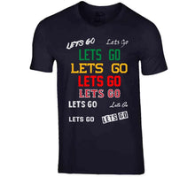 Load image into Gallery viewer, Lets Go Lets Go Lets Go Tom Brady New England Football Fan T Shirt - image_3b4cf915-7917-4f11-91b2-46185fbe59a2