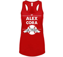 Load image into Gallery viewer, Alex Cora We Trust Boston Baseball Fan T Shirt - image_3beee34e-015d-4d2d-8d63-3d9c53e534b7