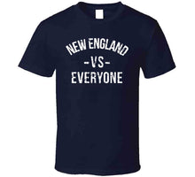 Load image into Gallery viewer, Dynasty New England Vs Everyone New England Football Fan Navy T Shirt - image_3cdc1617-453f-4830-8584-cf5d78e1a36b