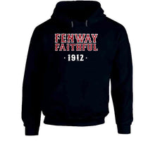 Load image into Gallery viewer, Fenway Faithful Est 1912 Boston Baseball Fan T Shirt - image_3d9b2735-a24e-4889-9148-651be5802506