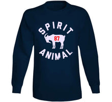Load image into Gallery viewer, Rob Gronkowski Spirit Animal Goat New England Football Fan T Shirt - image_3db4ba11-c6ca-49ba-a489-66cf816c8d4e