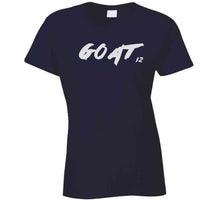 Load image into Gallery viewer, He Is The Goat Tom Brady New England Football Fan T Shirt - image_3de2b43c-9635-4bbc-acbd-cfbdca9bea0d
