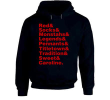 Load image into Gallery viewer, Boston Baseball Fan Tradition Names T Shirt - image_3deb0a06-4f10-4622-9909-ac03481c610d