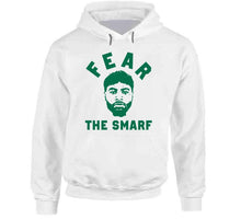 Load image into Gallery viewer, Boston Basketball Marcus Smart Fear The Smarf Fan T Shirt - image_3e28ba31-4051-4a4b-a1f7-d5d384d146ee