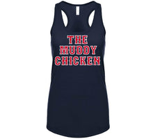 Load image into Gallery viewer, Dustin Pedroia Nickname The Muddy Chicken Boston Baseball Fan T Shirt - image_3e523a9f-7659-444d-a282-201738fc151f