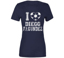 Load image into Gallery viewer, Diego Fagundez I Heart New England Soccer T Shirt - image_3eac6d63-c332-408d-99c6-8d6683f4e9a0