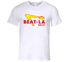 Load image into Gallery viewer, Funny Beat LA in out Parody New England Football Fan T Shirt - image_3edb7583-3b9c-484f-809c-ddcee35b5112